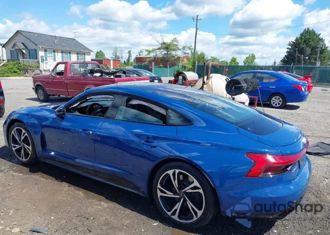 2022 Audi E-Tron Gt Premium Plus Quattro из США, поврежденный, VIN WAUCJBFW1N7005088